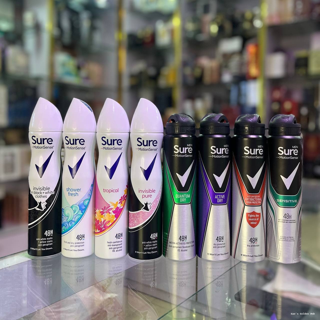 Sure antiperspirant spray