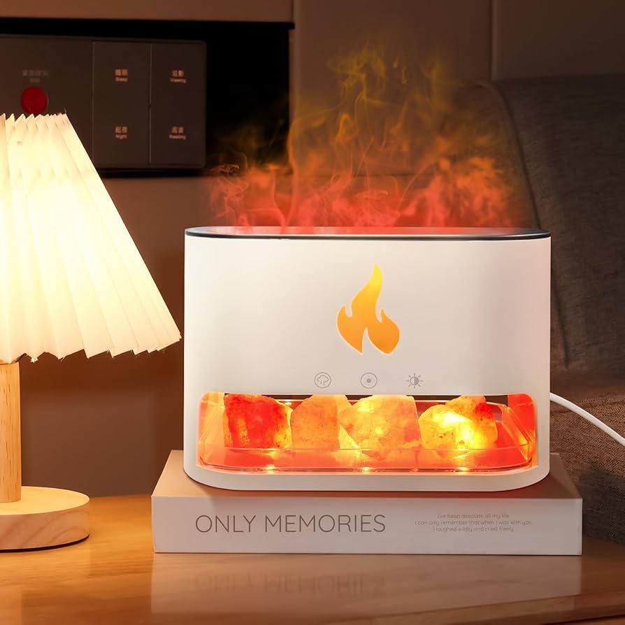 Himalayan Stone Flame Humidifier
