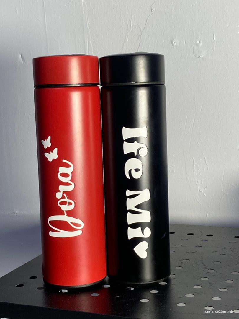 Customized Temperature Display Flask