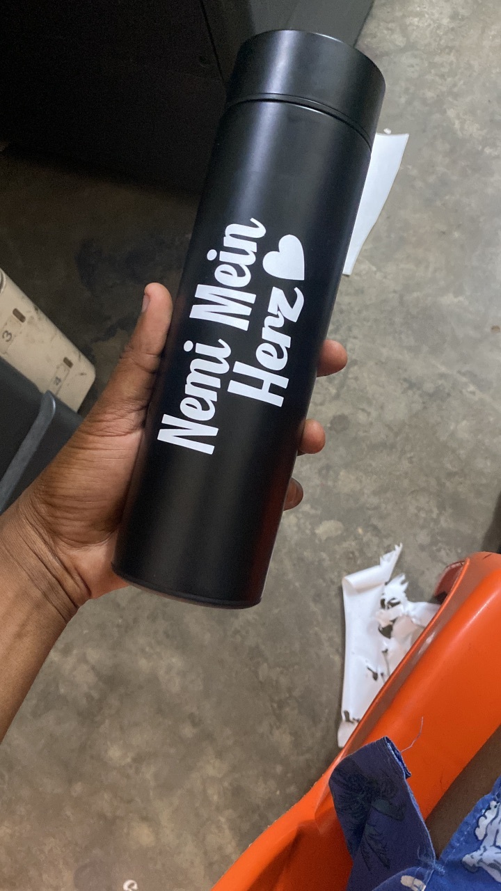 Customized Temperature Display Flask