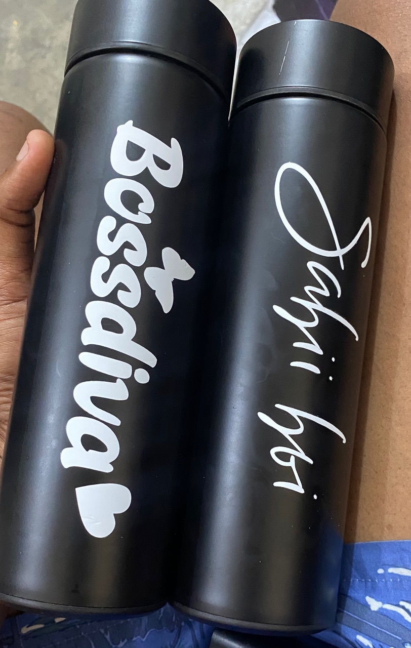 Customized Temperature Display Flask