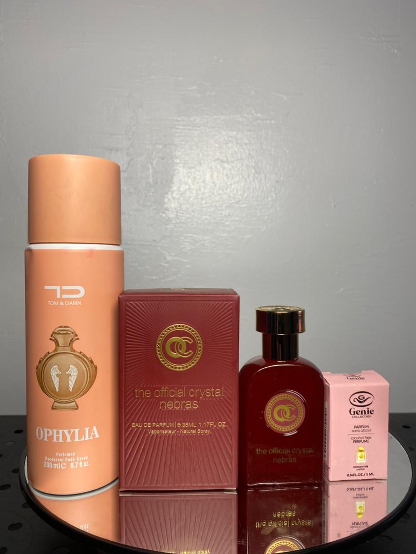 Nebras Crystal Perfume Set