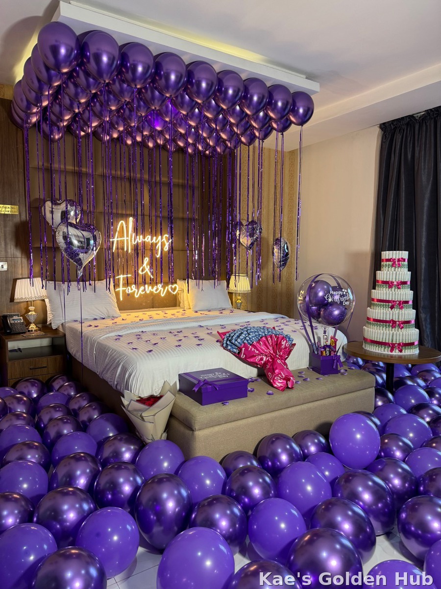 Purple Themed Room Decor